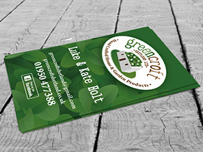 Green Croft Shetland Logo, Labels and Branding